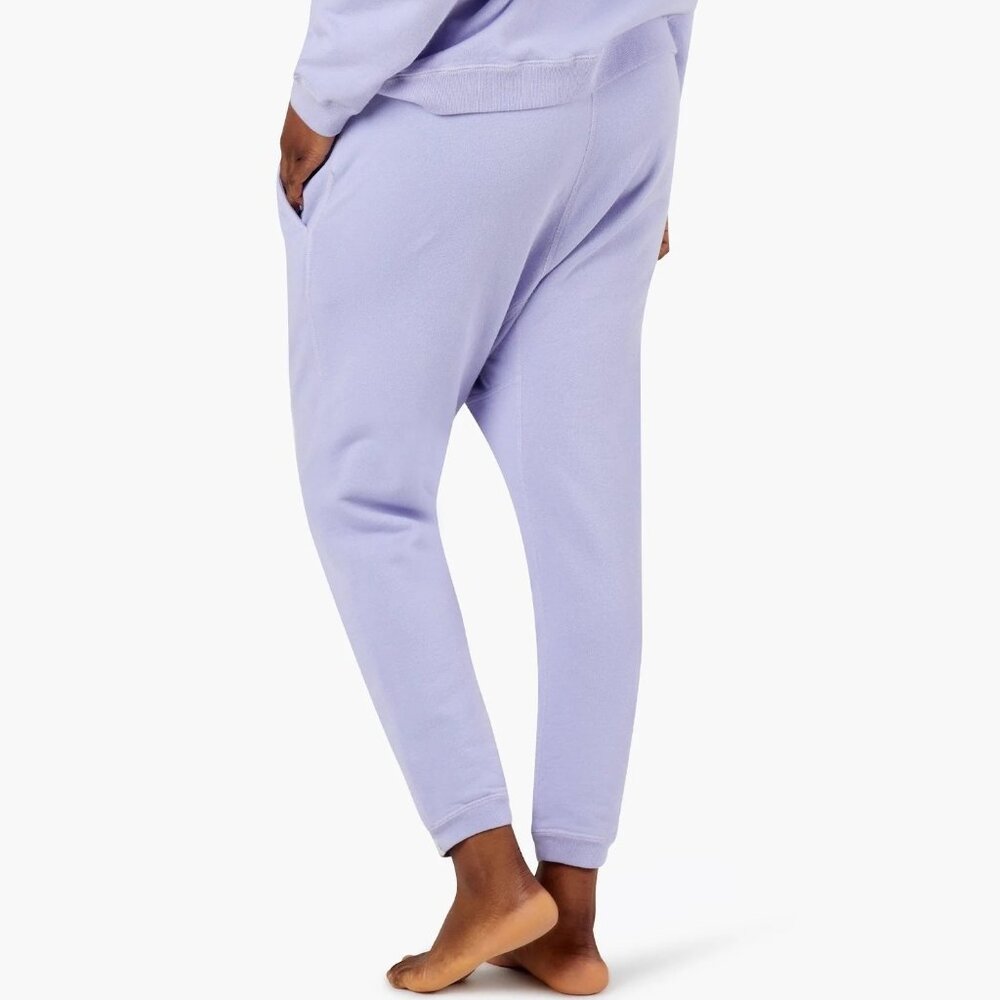 NWT Tkees Core Jogger Cotton Drawstring Sweatpants Lovely Lavender size 1 - Picture 6 of 7